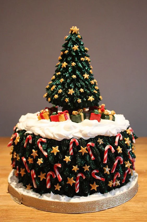 Mẫu bánh kem Noel đẹp, bánh kem Giáng Sinh đơn giản - META.vn